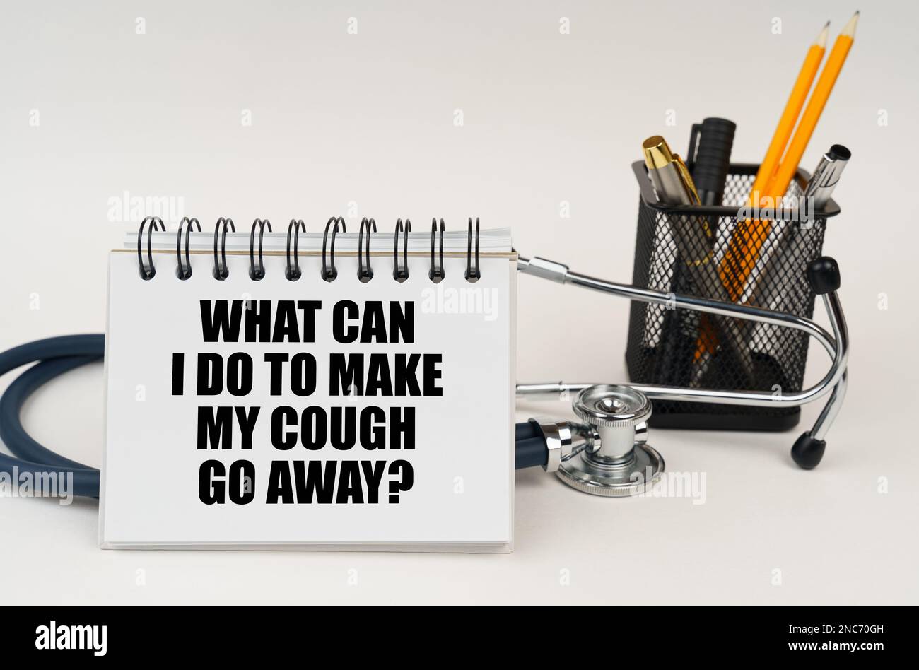 Medical concept. On the table are office supplies, a stethoscope and a