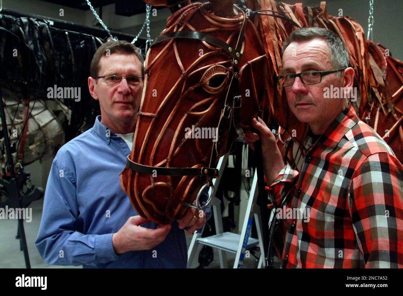 In this Jan. 14, 2011 photo, Basil Jones, left, and Adrian Kohler