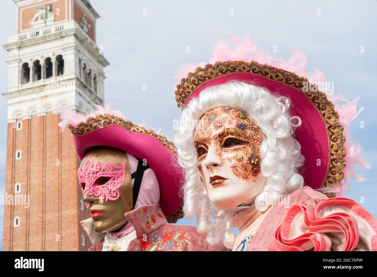 Masked revellers gather to celebrate Venice carnival in Venice, Italy ...