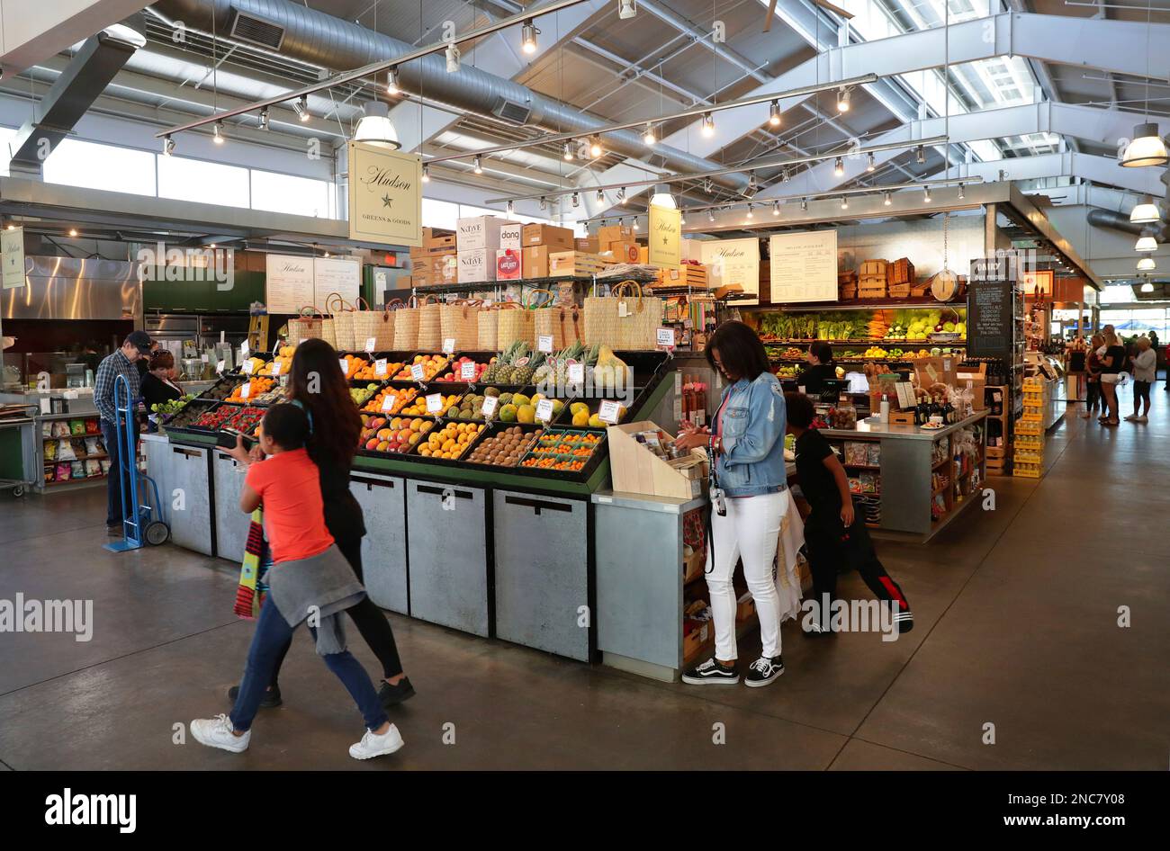 The Oxbow Public Market is a mixture of food stands, shops and