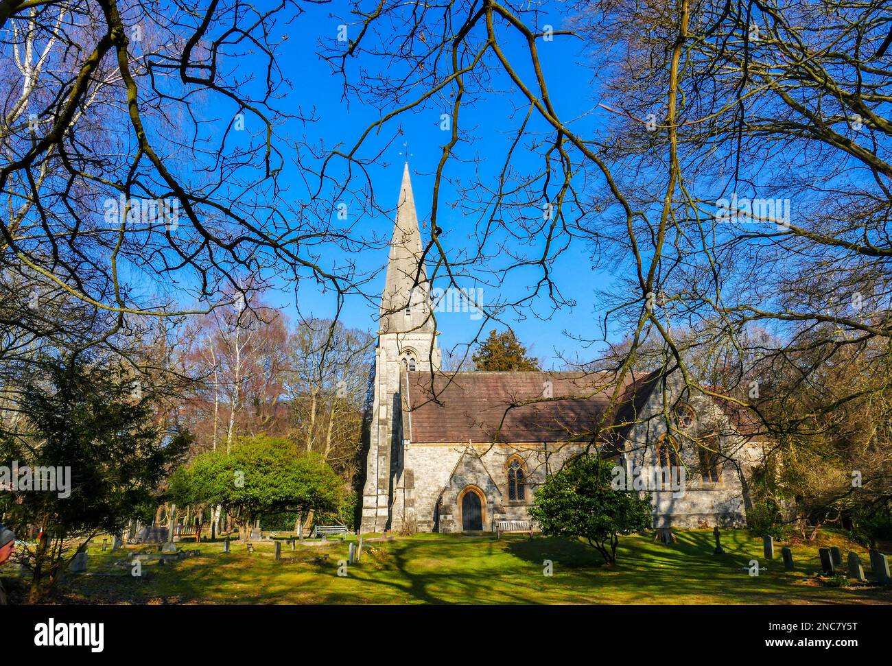 Holy Innocents church, High Beech, Epping Forest, Essex Stock Photo Alamy