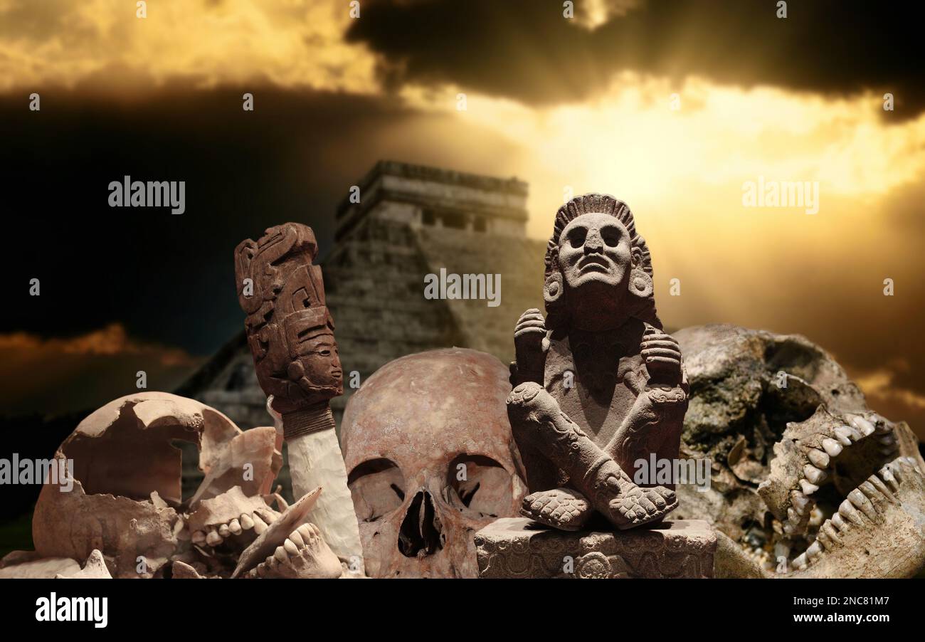 Religious ceremonies were held at Chichen Itza which were very