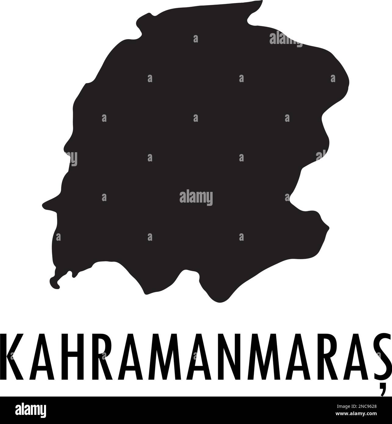 06.02.2023 Earthquake in Kahramanmaras. Sorrow in connection with a terrible earthquake. Pray for Kahramanmaras Turkey Stock Vector