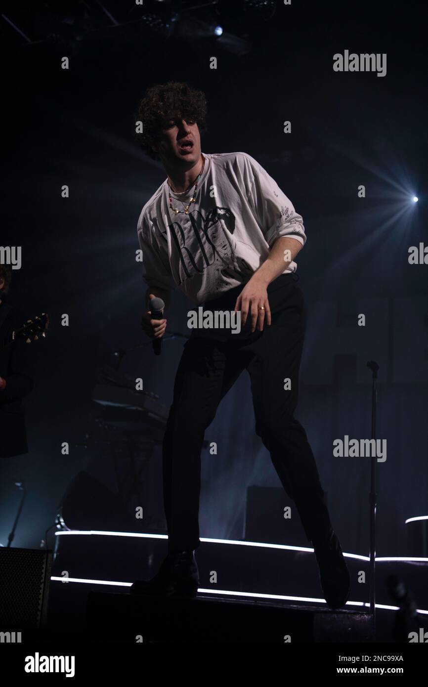 British band, The Kooks, performing live in Berlin for the inside in/inside out 15th anniversary tour in Berlin, Germany. Stock Photo