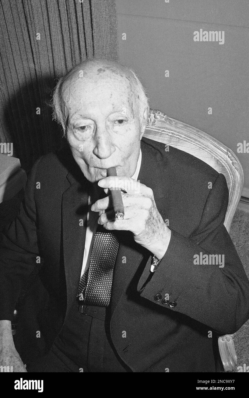 Adolph Zukor, founder of Paramount Pictures, who will soon celebrate ...