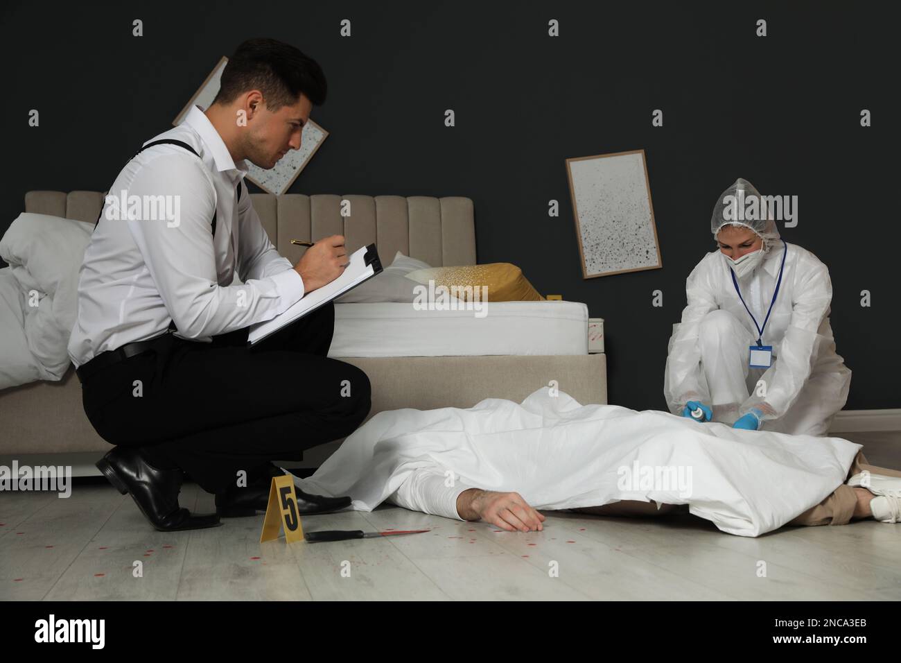 Fbi investigators police on hi-res stock photography and images - Alamy