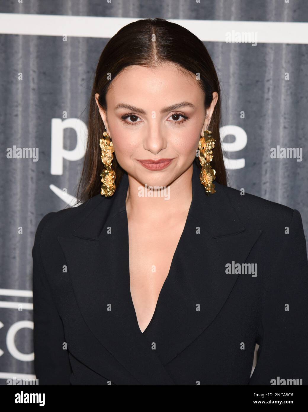 February 13, 2023, Culver City, California, United States: Aimee Carrero.  attends Prime Video's The Consultant Premiere. (Credit Image: © Billy  Bennight/ZUMA Press Wire) EDITORIAL USAGE ONLY! Not for Commercial USAGE!  Stock Photo - Alamy