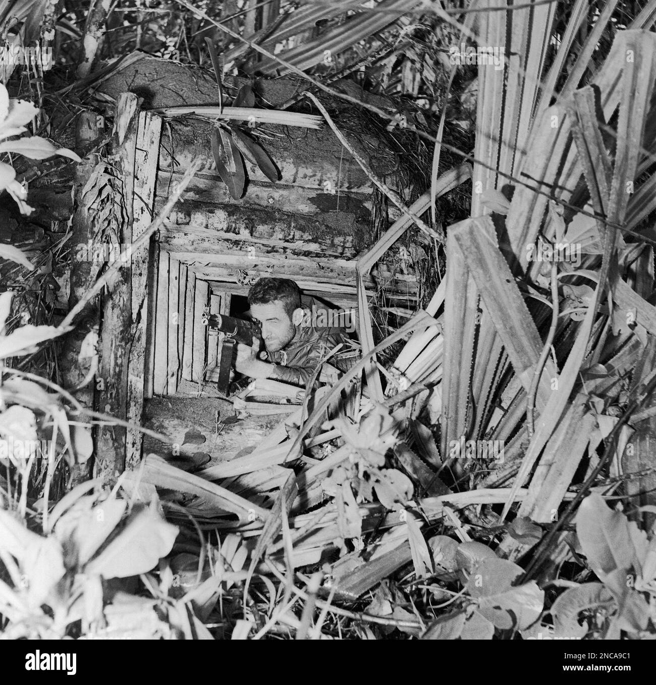 Pvt. First Class Alphee Bergeron of Willow City, N.D., an American