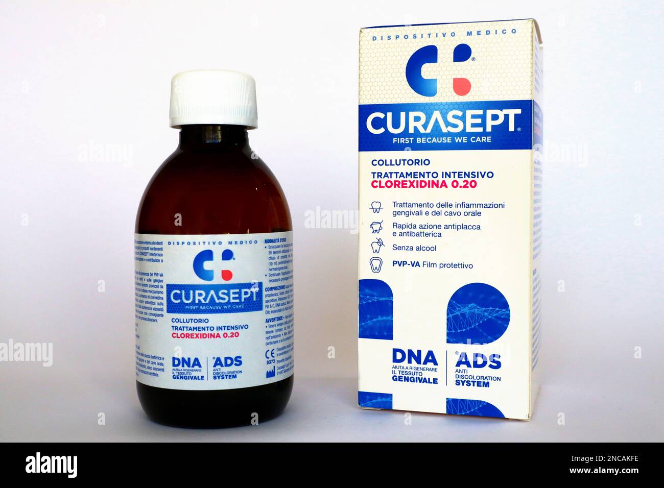 CURASEPT Intensive Treatment Mouthwash with chlorhexidine to protect