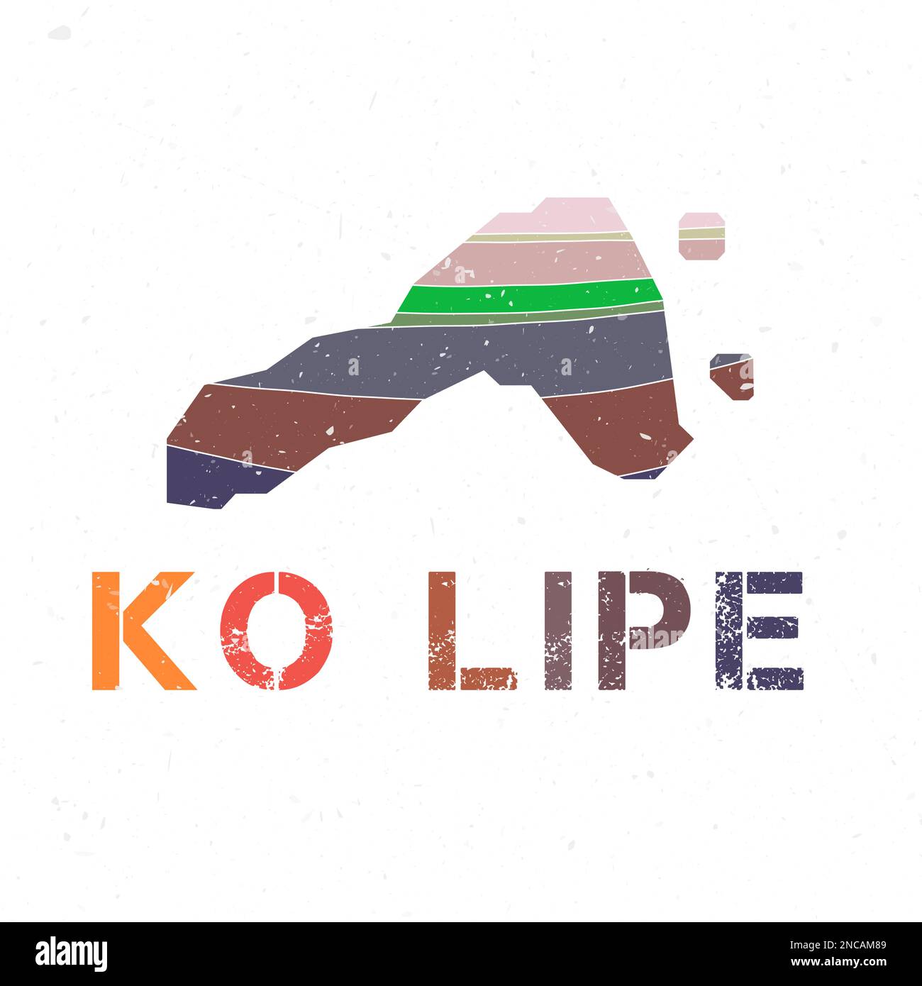 Island ko lipe map hi-res stock photography and images - Alamy