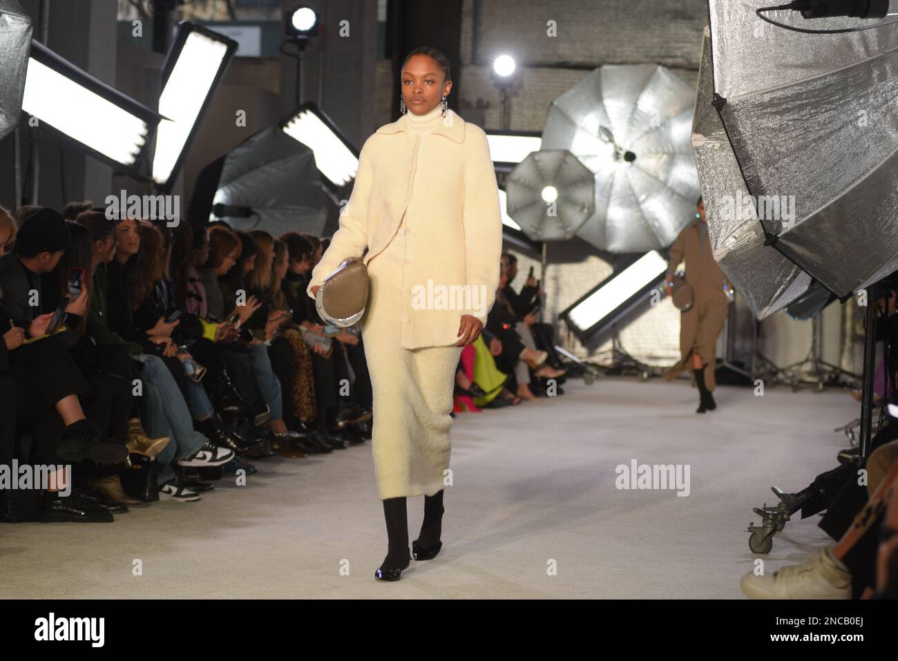 New York, NY on February 14, 2023. Models walk the runway at the ...