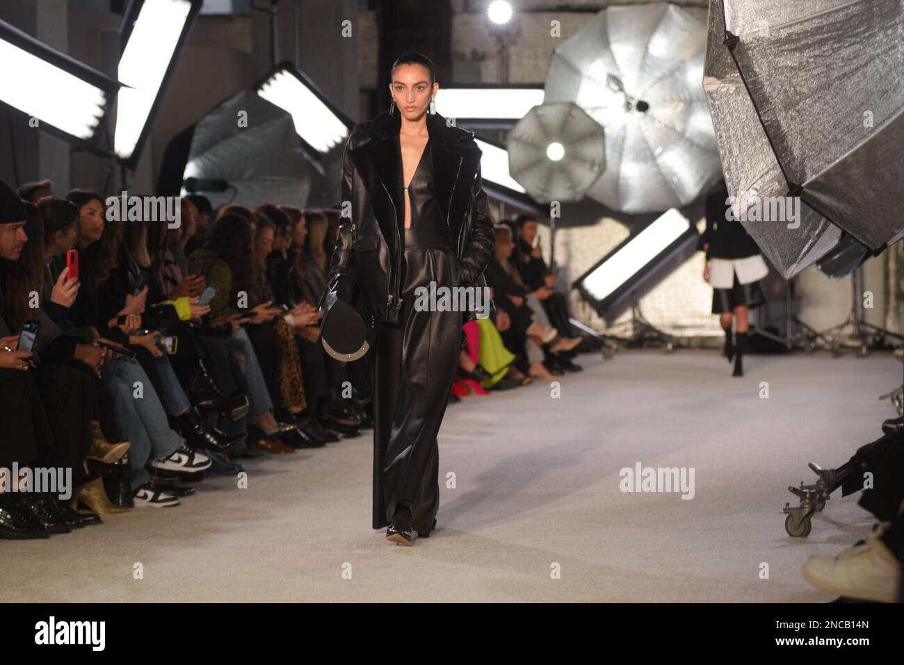 New York, NY on February 14, 2023. Models walk the runway at the ...