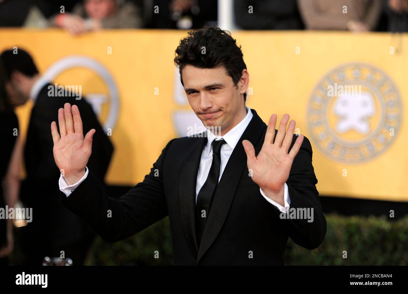 James Franco arrives at the 17th Annual Screen Actors Guild Awards on