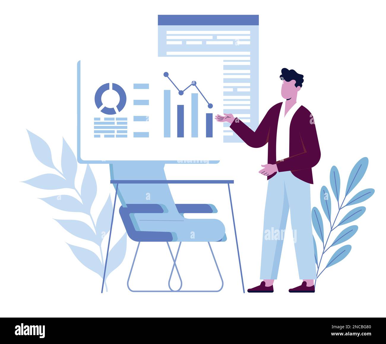 Business data analysis concept Stock Vector Image & Art - Alamy
