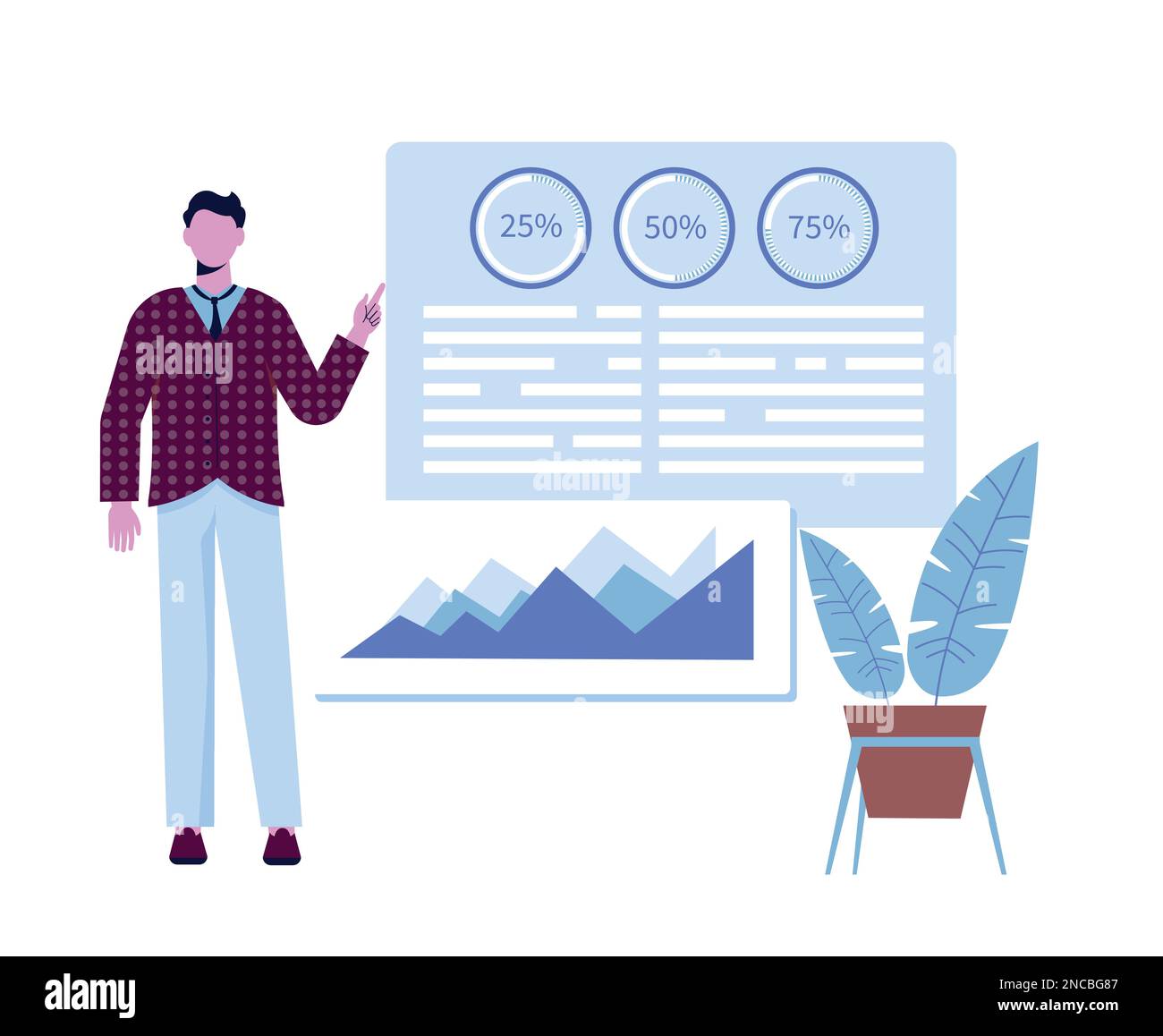 Business data analysis concept Stock Vector Image & Art - Alamy