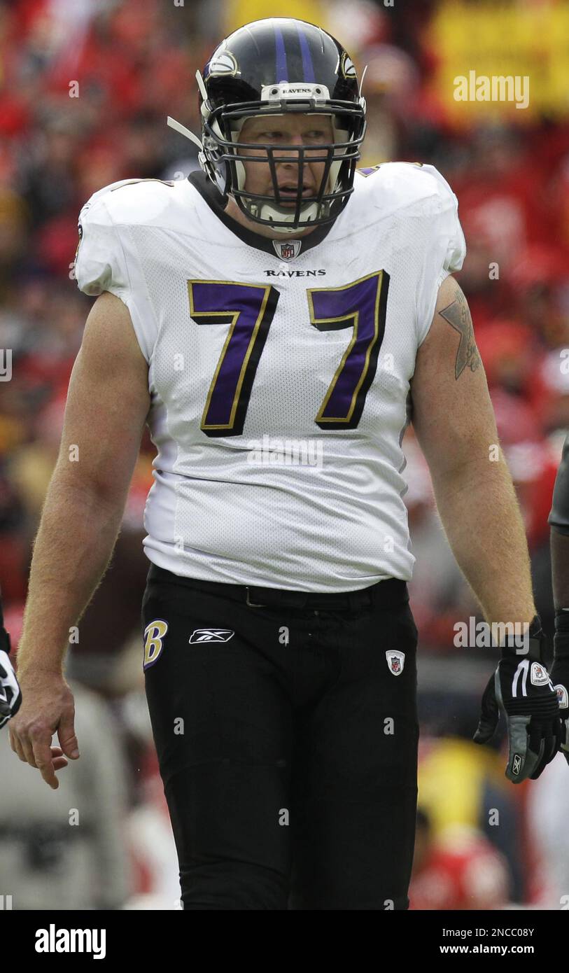 13 September 2010: Baltimore Ravens center Matt Birk (77) during