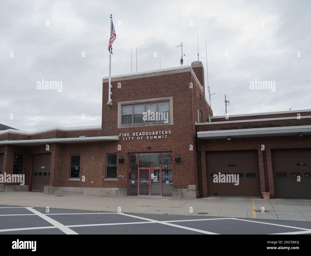 SUMMIT, N.J. January 14, 2023 The headquarters of the City of Summit Fire Department is seen