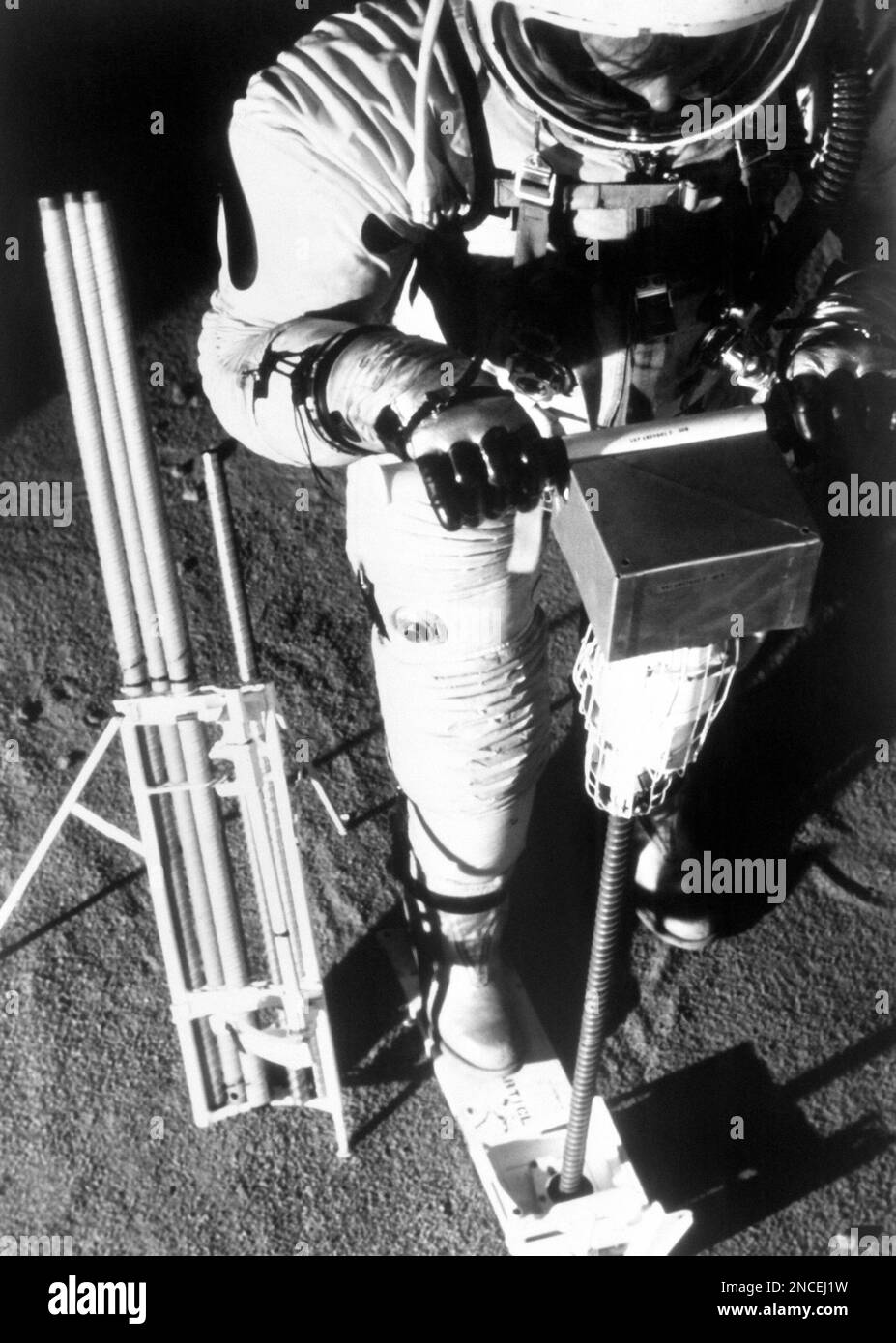 A battery-powered Apollo Lunar Surface Drill has been delivered to the ...