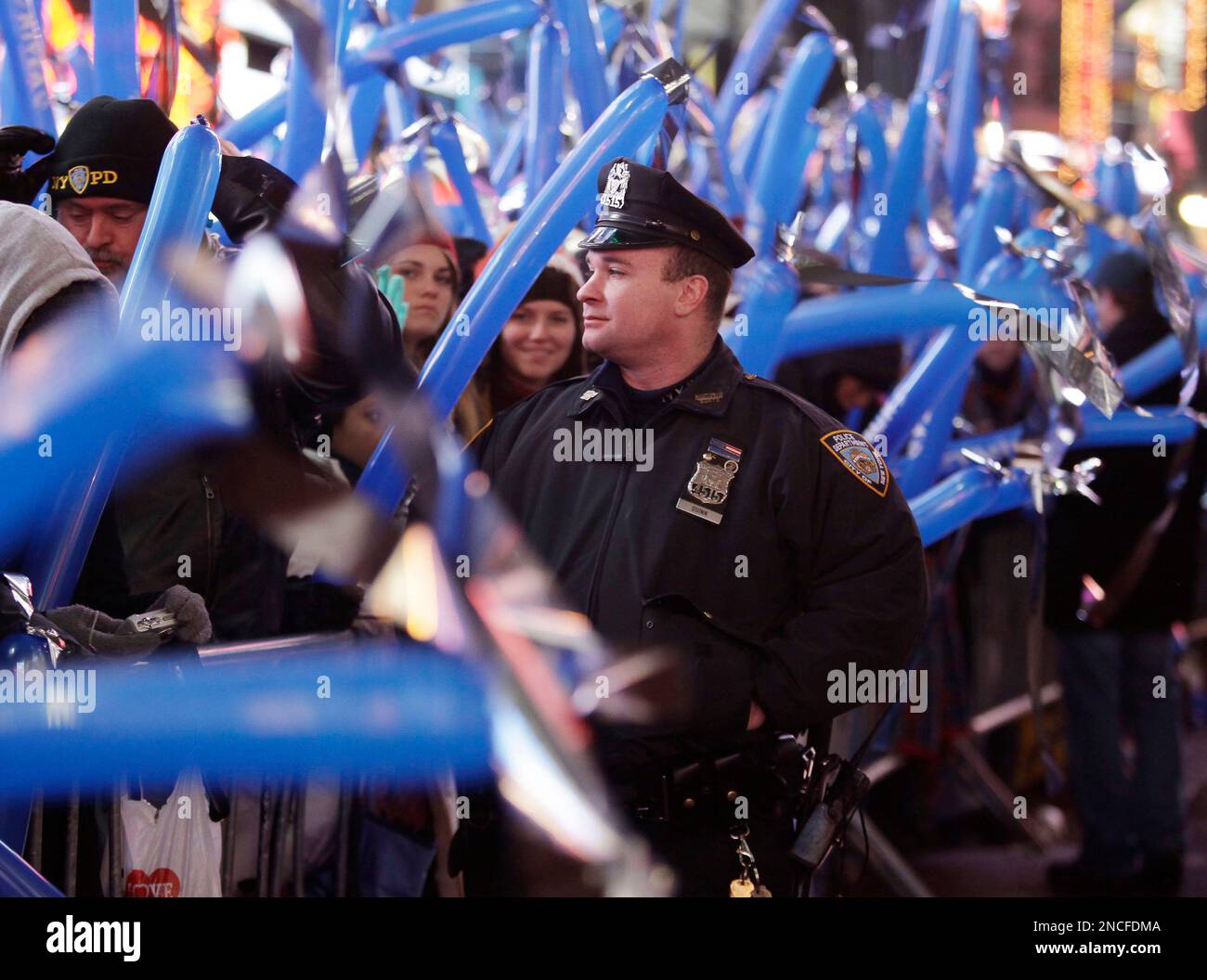 FILE- In this Dec. 31, 2009 file photo, New York City police officer ...