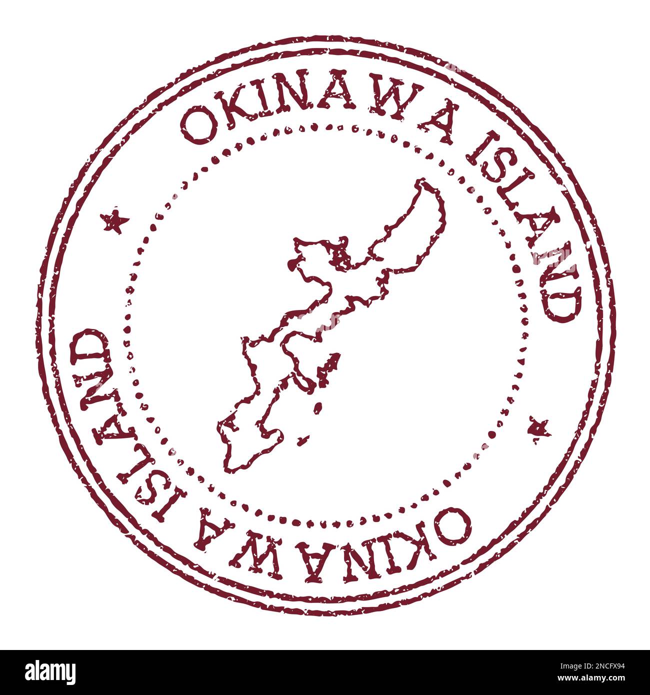 Okinawa island map hi-res stock photography and images - Alamy