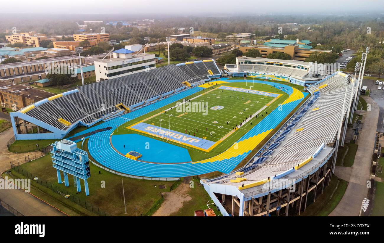 Baton Rouge, LA January 2023 A.W. Mumford Stadium on the campus of Southern University and A