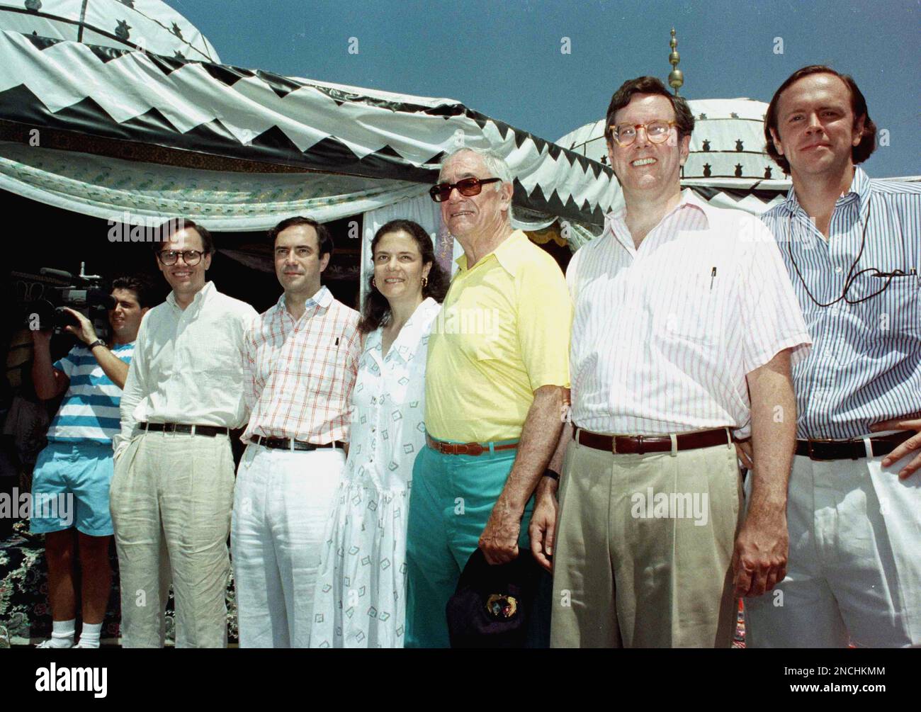 Forbes family gathers before big tent day before Malcolm Forbes