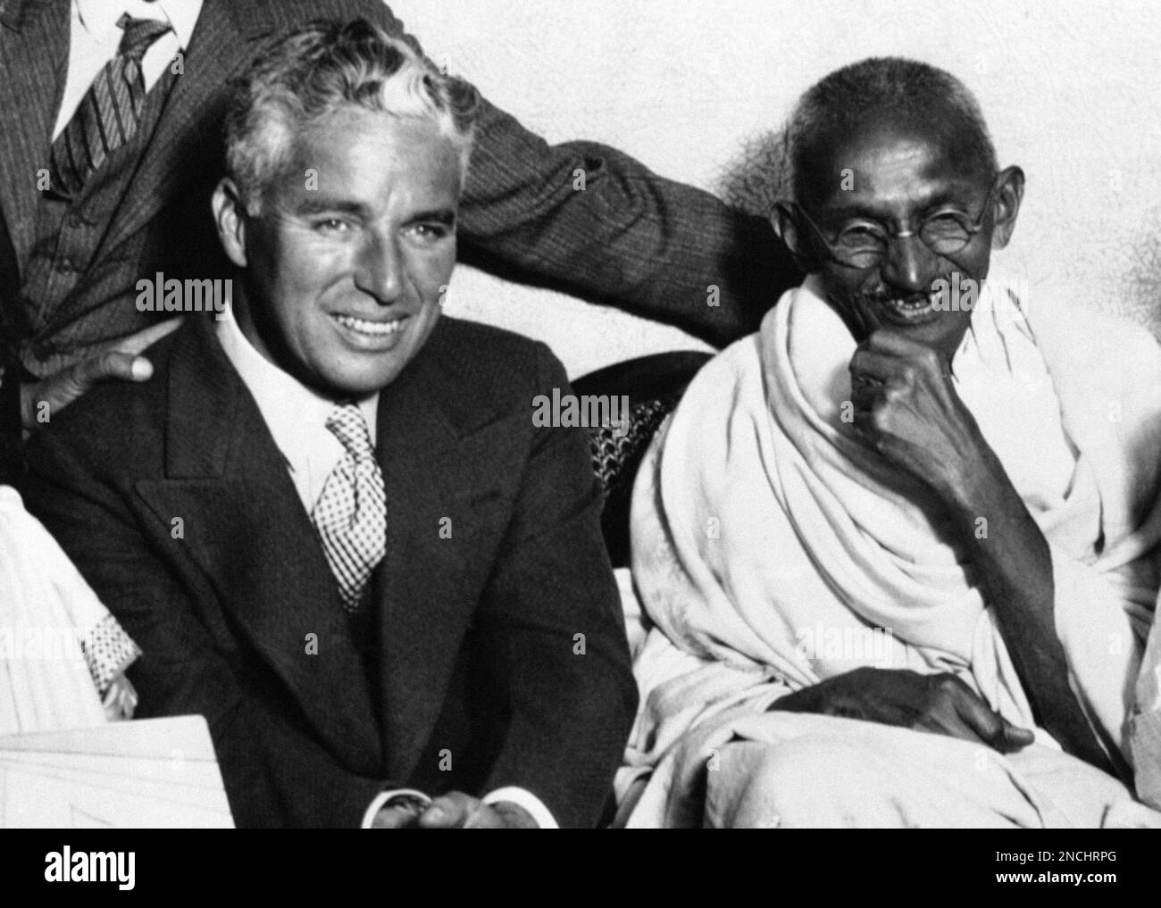 Mahatma Gandhi was introduced to Charlie Chaplin the famous film star