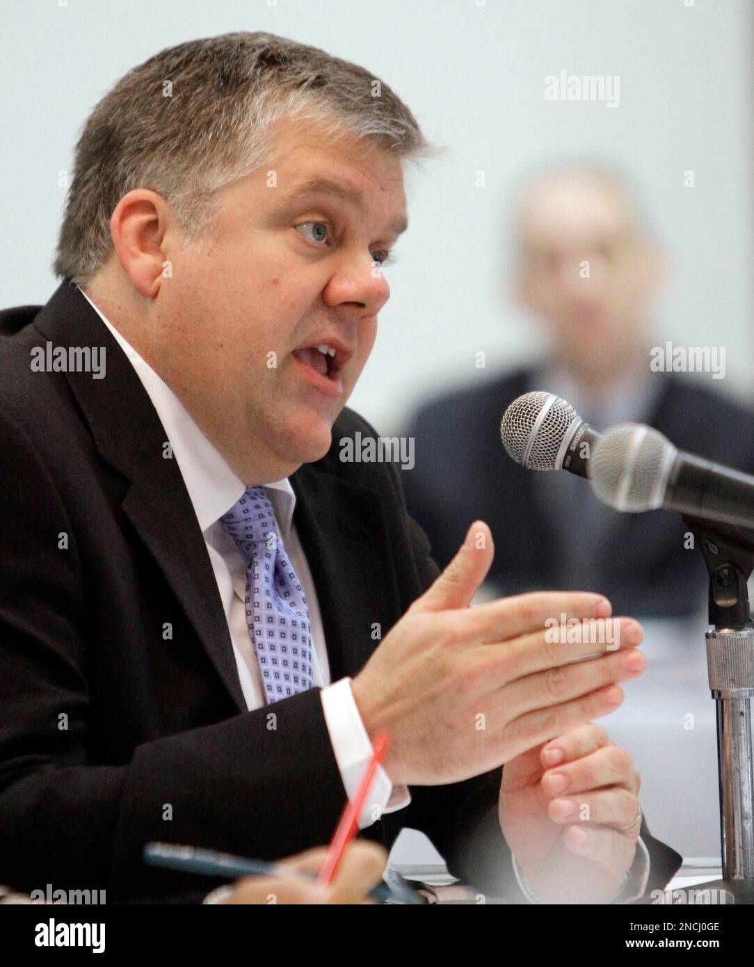 Steve Robinson, BP vice president of wells in Alaska, testifies