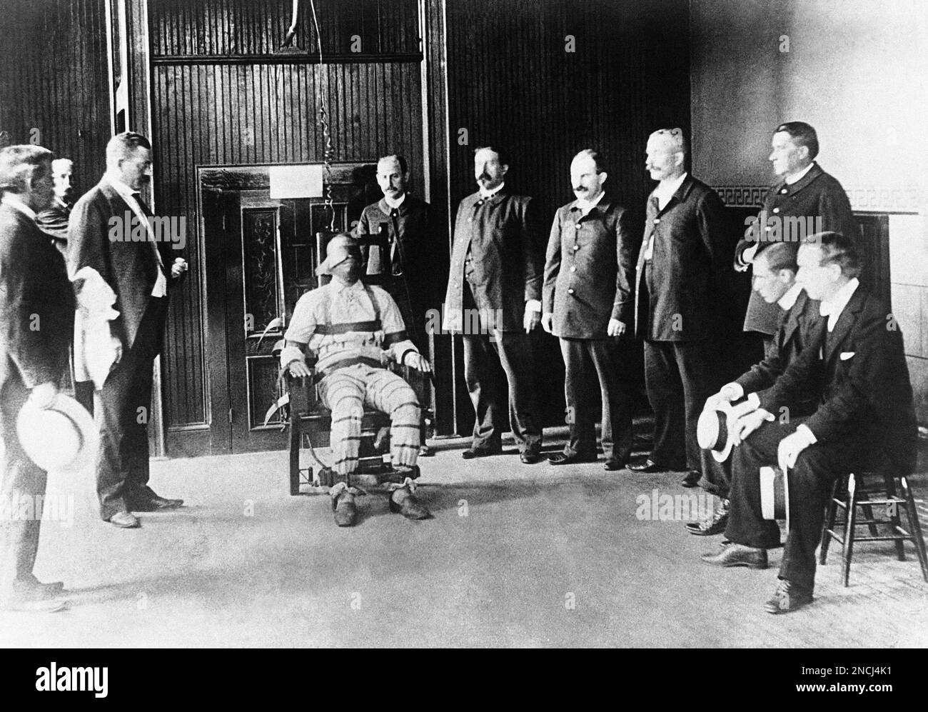 **EDS NOTE GRAPHIC CONTENT** The death chamber in Sing Sing Prison, New