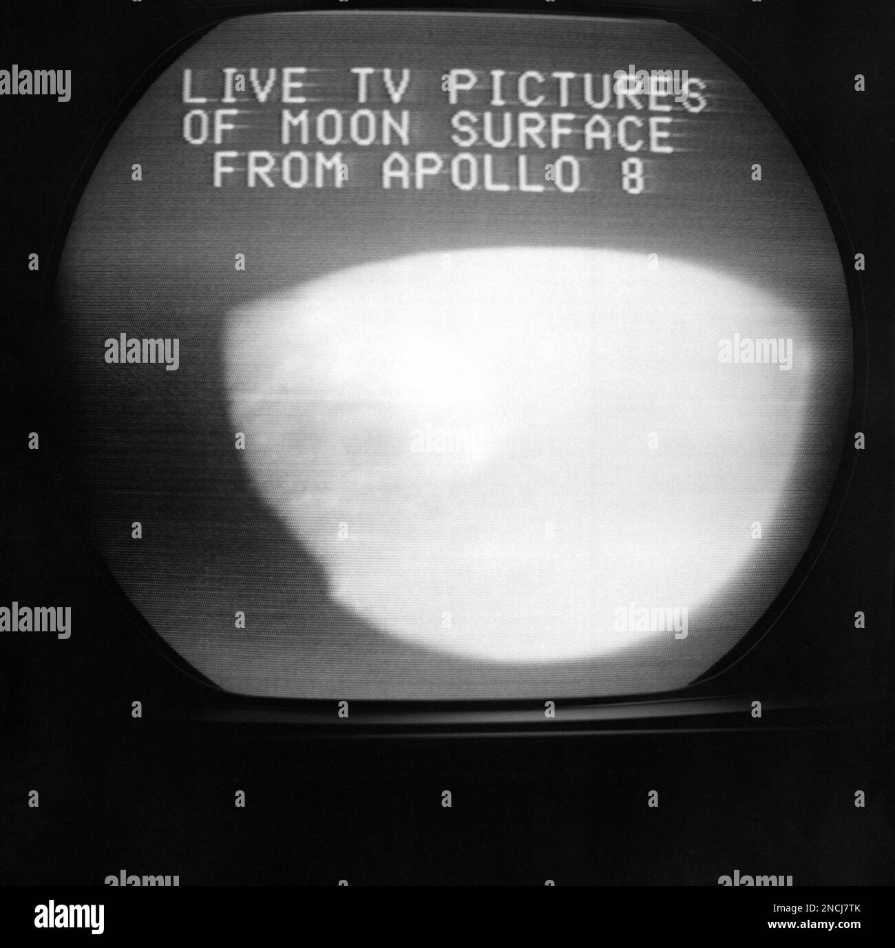 The television view of the moon was transmitted by the Apollo 8