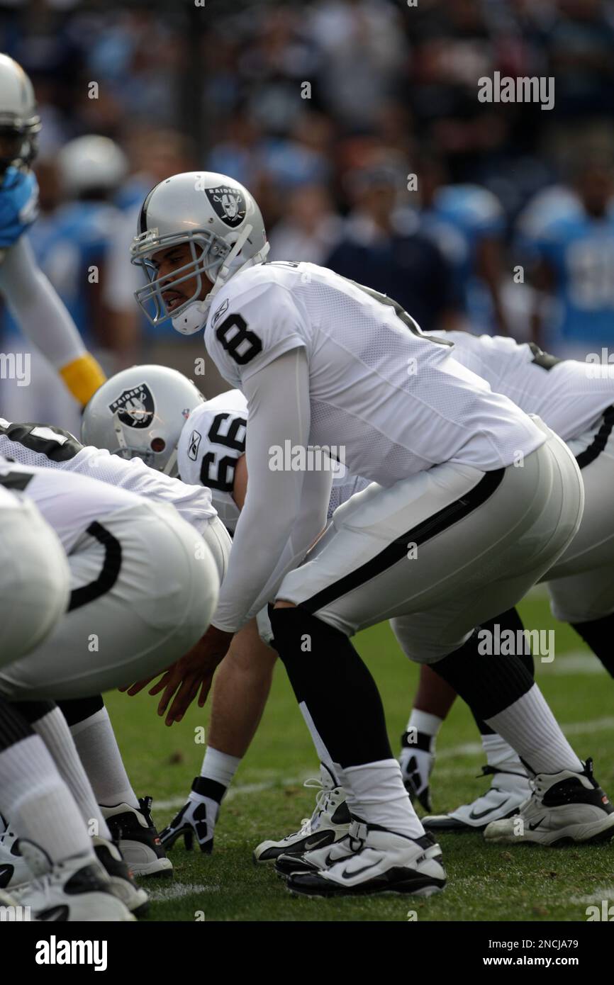 Oakland Raiders quarterback Jason Campbell during their NFL