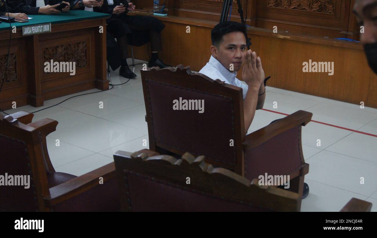 Jakarta, Jakarta, Indonesia. 15th Feb, 2023. Defendant Bharada Richard