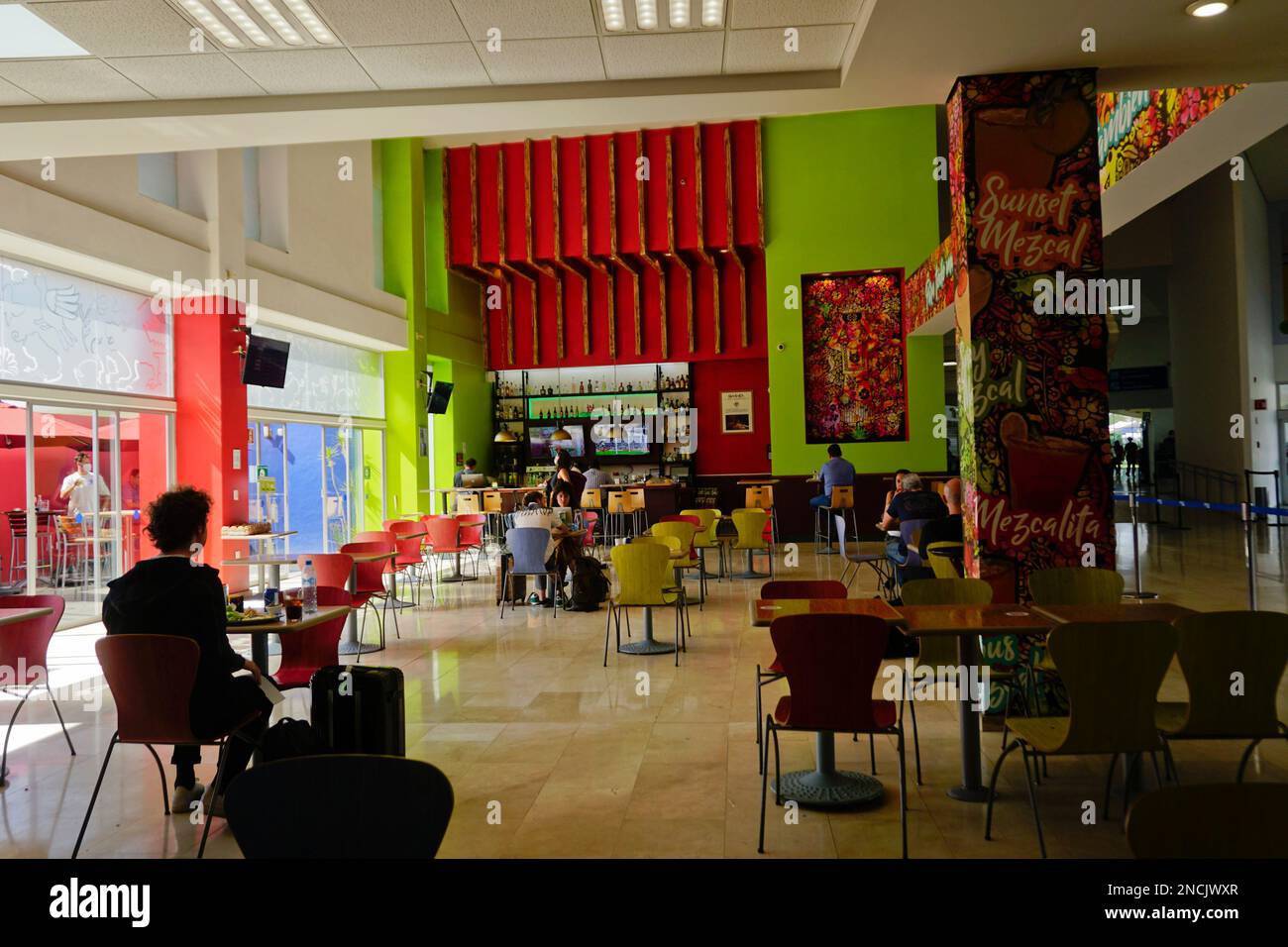 Oaxaca City, Mexico Airport restaurant Stock Photo Alamy
