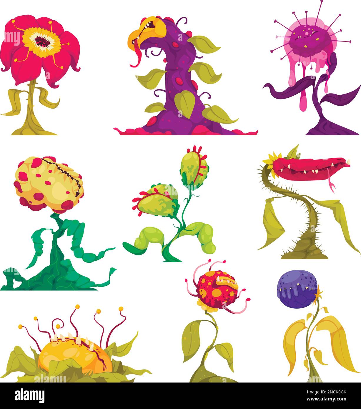 Pitcher Plant Cartoon