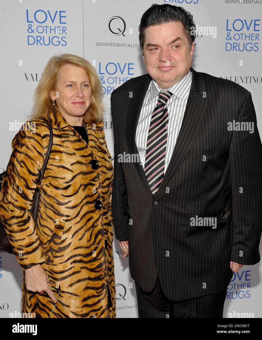 Actor Oliver Platt and wife Mary attend the premiere of 'Love and Other