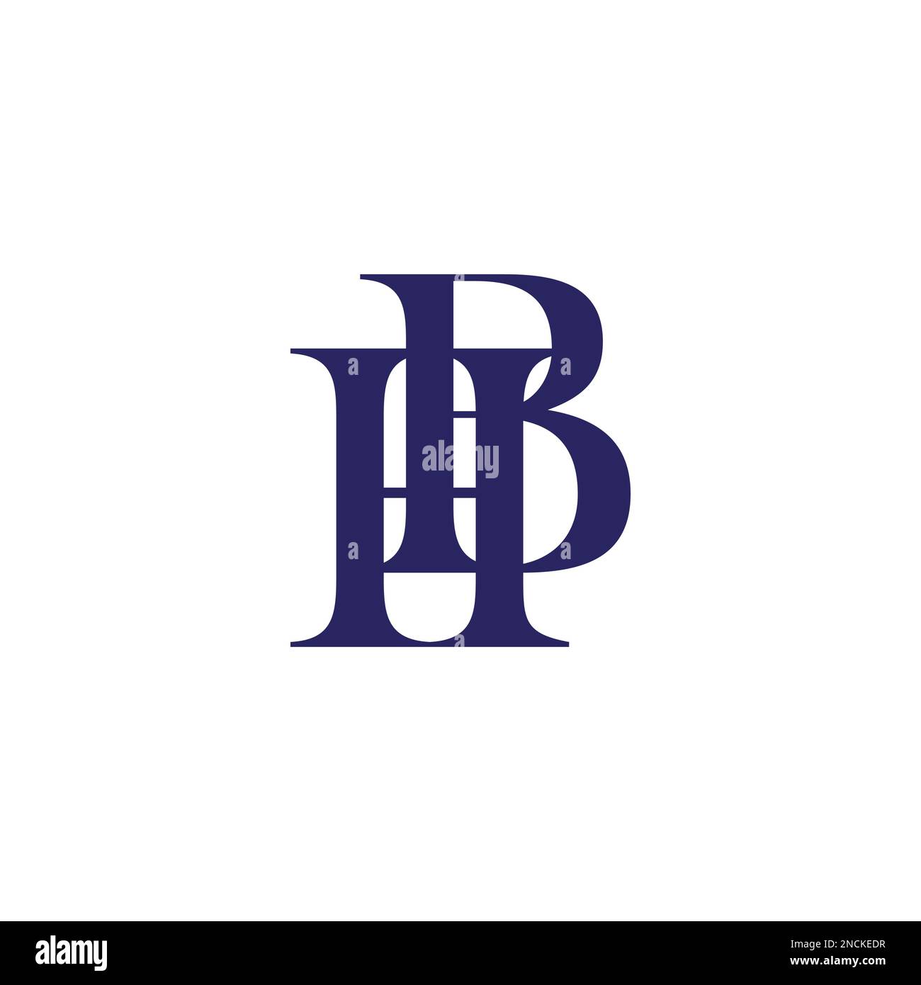 Letter Hb Simple Linked Font Logo Vector Stock Vector Image & Art - Alamy