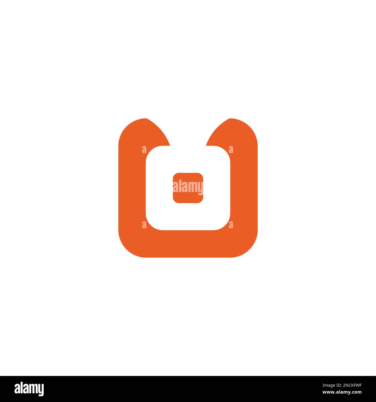 letter u motion swoosh simple logo vector Stock Vector Image & Art - Alamy