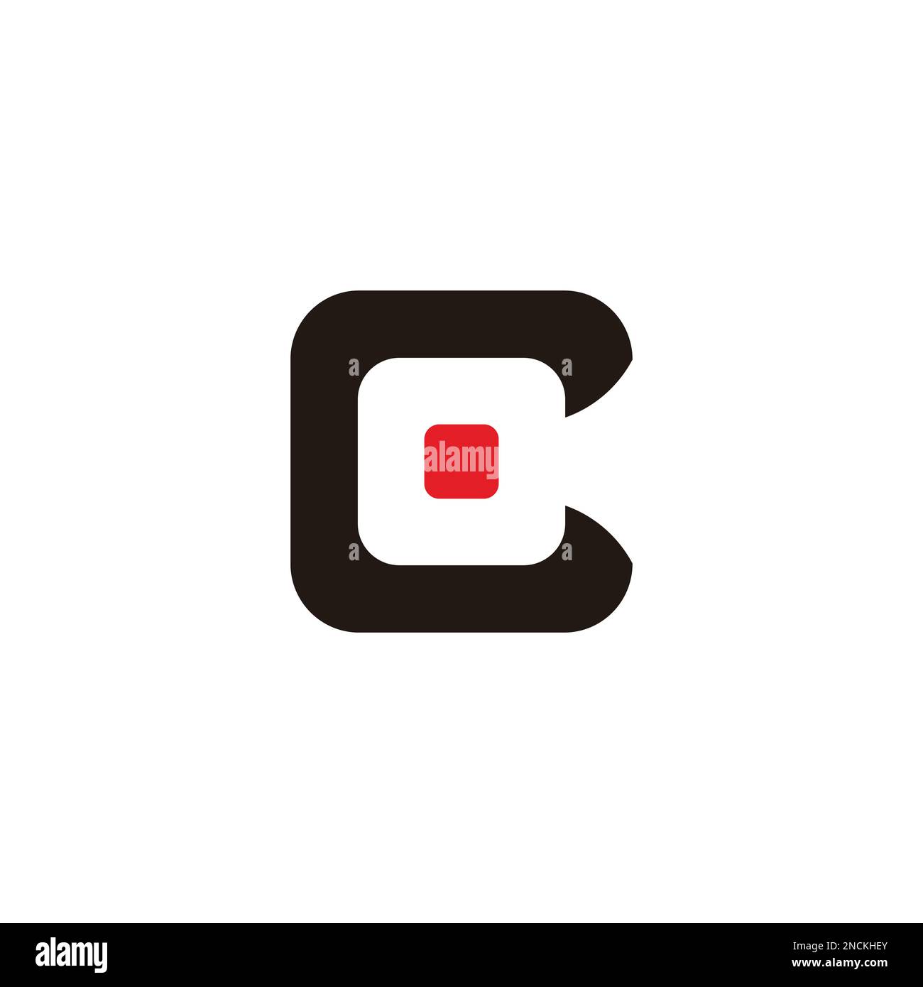 letter c motion swoosh simple logo vector Stock Vector Image & Art - Alamy