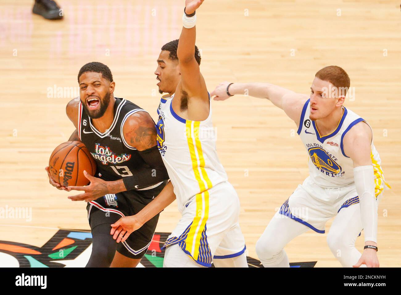 Golden State Warriors NBA basketball draft pick Jordan Poole stands for  team photos on Monday, June 24, 2019, in Oakland, Calif. (AP Photo/Noah  Berger Stock Photo - Alamy