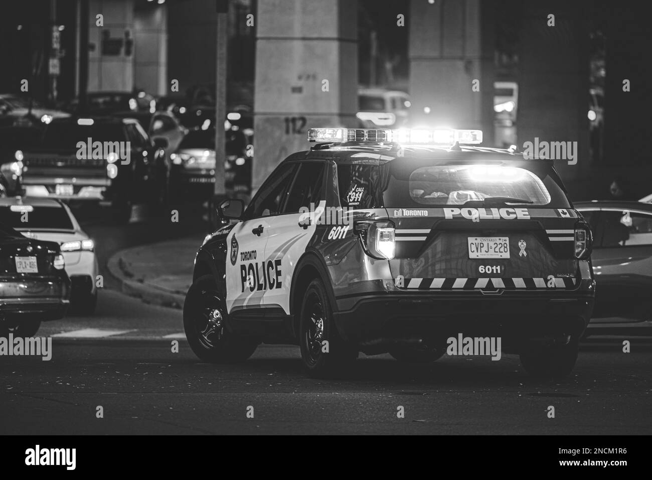 Toronto police car Black and White Stock Photos & Images Alamy