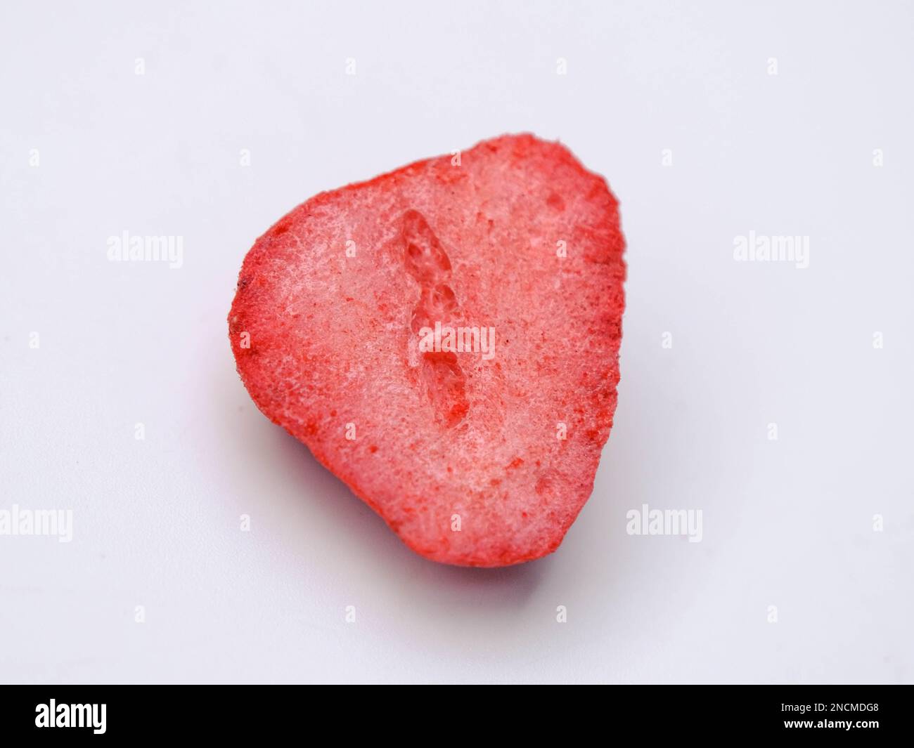 Freezedried strawberry, is a processed fruit that retains the