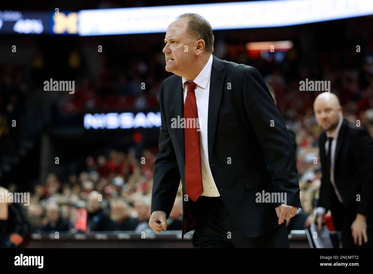 Madison, WI, USA. 14th Feb, 2023. Wisconsin Badgers head coach Greg ...