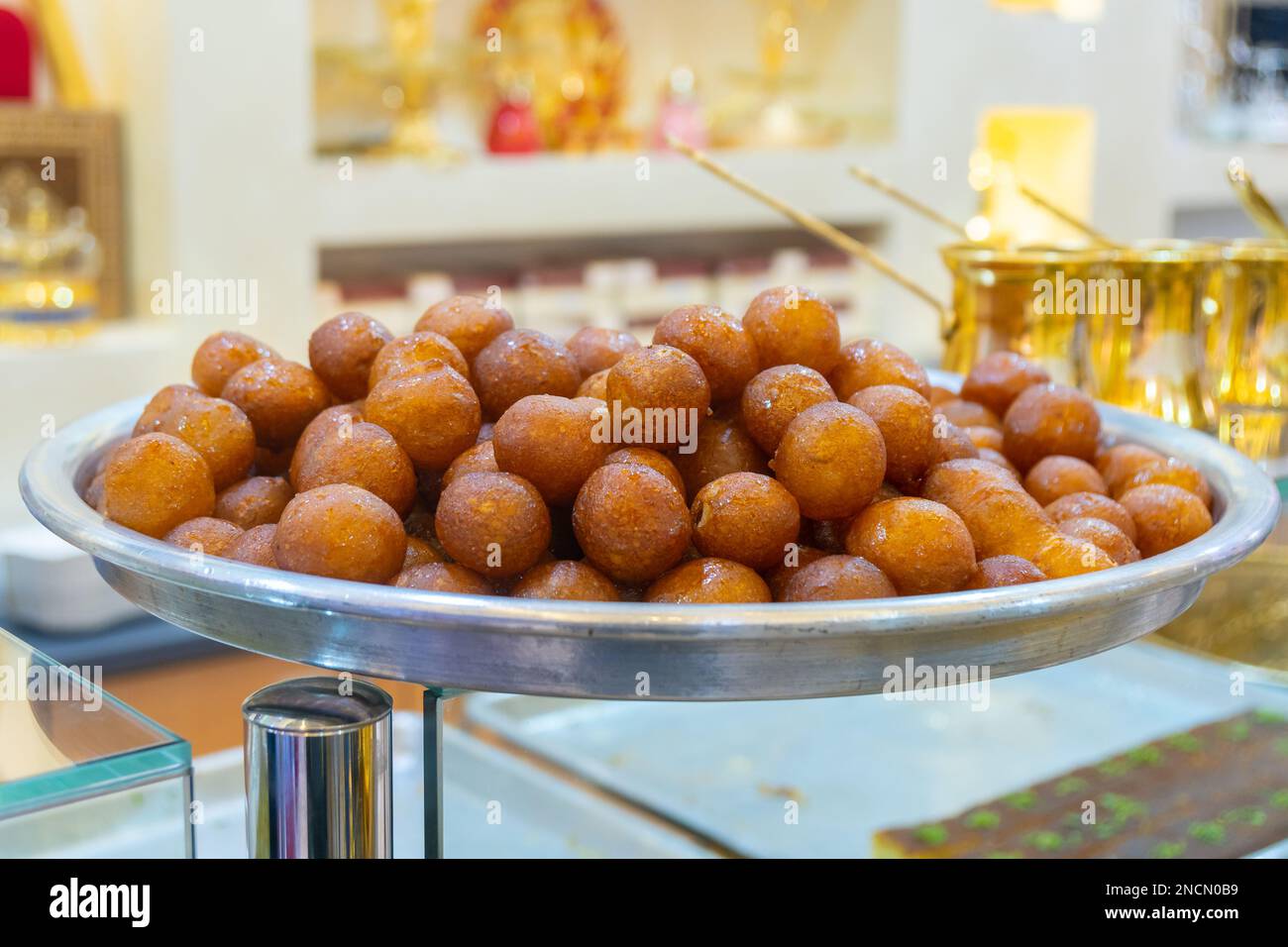 Zalabya, Awama, Middle Eastern traditional dessert. food Stock Photo