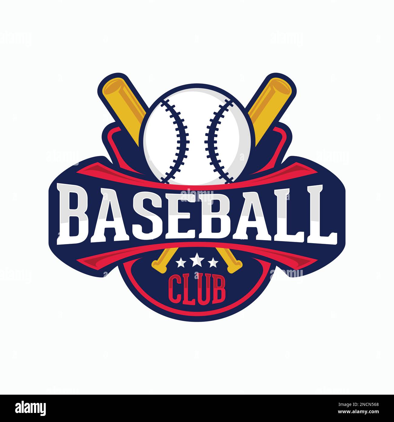 Baseball vector mascot logo design with modern concept style emblem