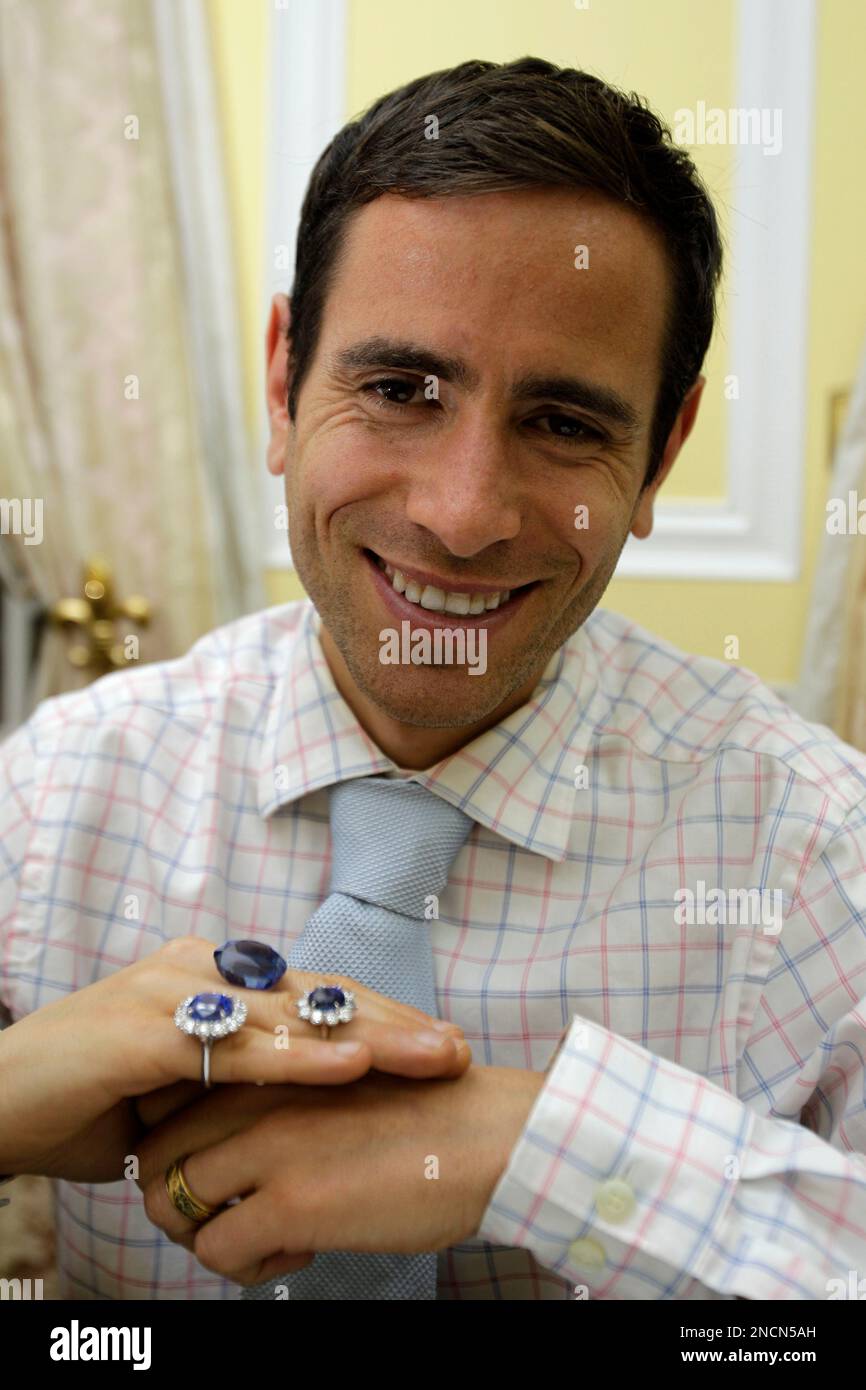 Natural Sapphire Co. CEO Michael Arnstein poses for a portrait Tuesday