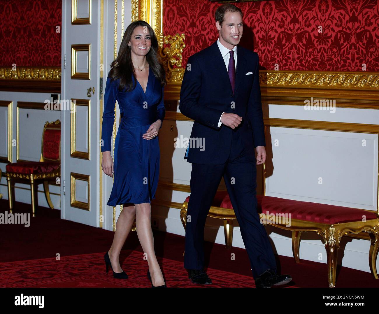 sachin and babi light blue dress Meghan Markle Vs. Kate Middleton's Engagement Photos: Comparing The Rings,  Dresses & More
