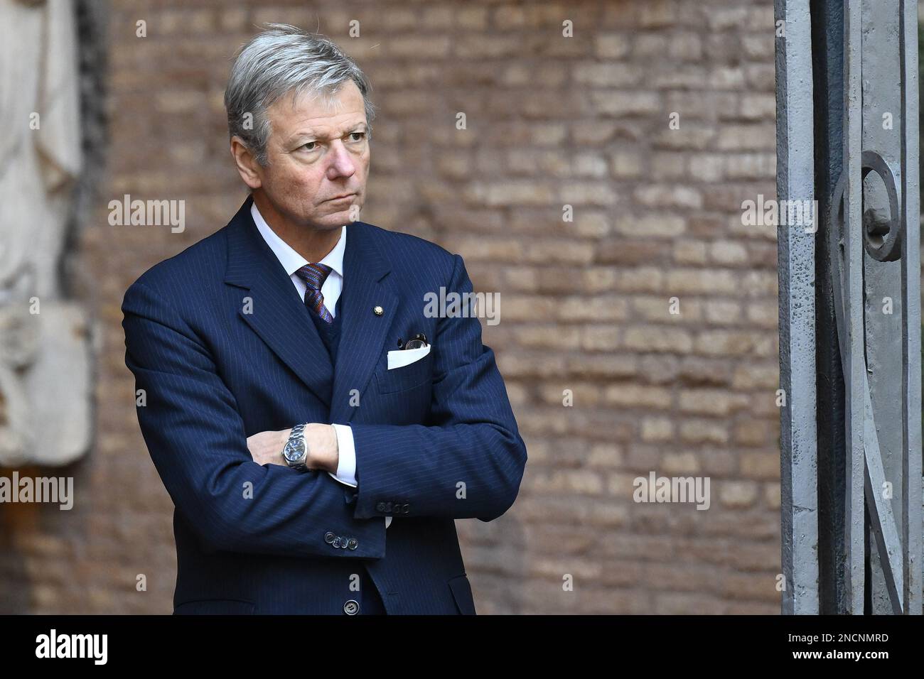 Francesco Di Nitto Italian Ambassador To The Holy See during the
