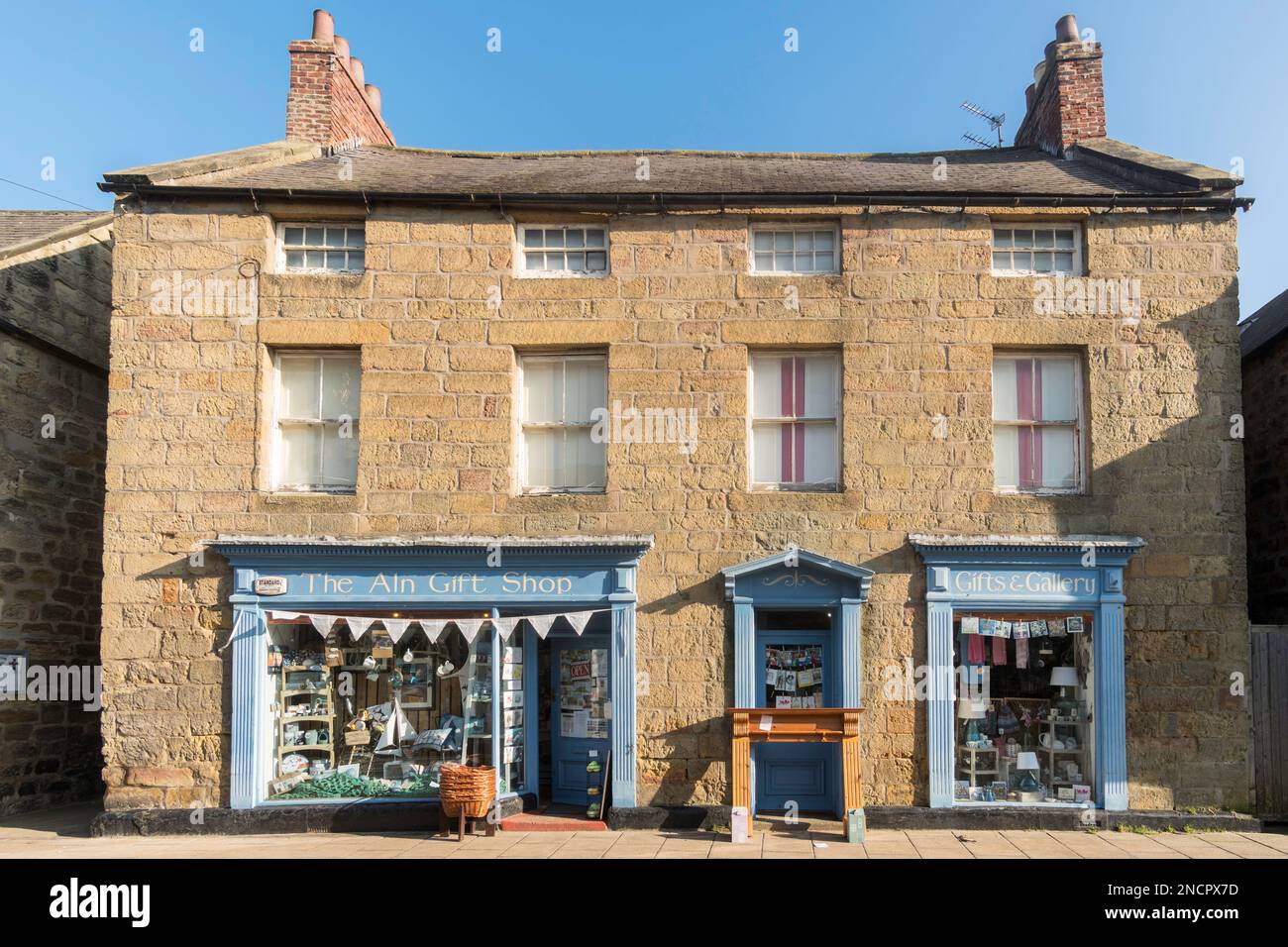 The Aln Gift Shop and gallery in Alnmouth, Northumberland, England, UK