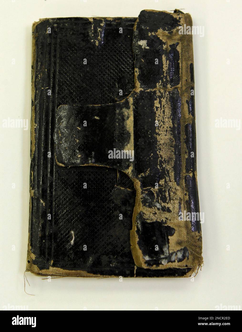 In this Nov. 3, 2010 photo, a diary of Civil War soldier Sgt. Alfred