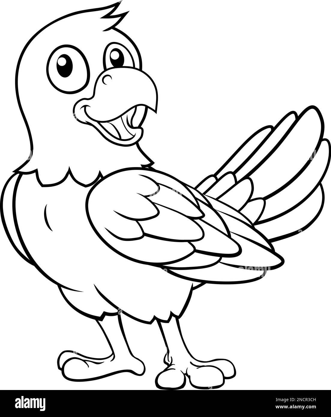 Blue bird clipart Black and White Stock Photos & Images - Alamy